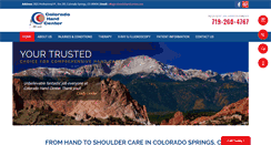 Desktop Screenshot of coloradohandcenter.com